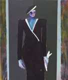 Fritz Scholder, Entity No. 1, acrylic on canvas
