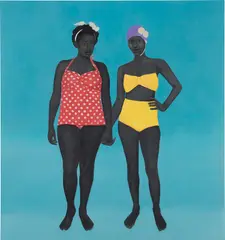 Amy Sherald, The Bathers, 2015, oil on canvas