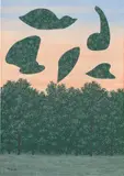 René Magritte, Le Choeur des Sphinges, 1964, gouache on paper