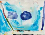 Helen Frankenthaler, Thanksgiving Day Series (#13), 1973, ceramic tile, stoneware with glazes