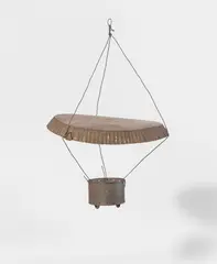 Light Fixture by Alexander Calder, 1952, sheet metal, wire and electrical socket, sold Dec 2020