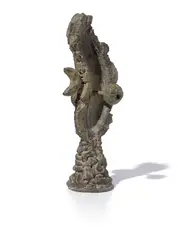 Tête by Joan Miró, 1968, bronze with gray patina, sold Dec 2020