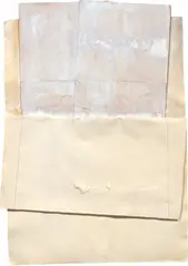 Untitled by Robert Rauschenberg, 1974, acrylic, graphite, paper bags and paper collage on paper, sold Dec 2020