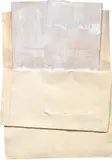 Robert Rauschenberg, Untitled, 1974, acrylic, graphite, paper bags and paper collage on paper
