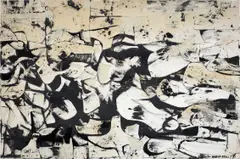 Conrad Marca-Relli, The Expendible, 1957, oil and canvas collage on canvas