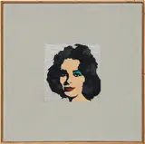 Andy Warhol, "Liz," 1963 by Richard Pettibone, 1967, acrylic and silkscreen on canvas, in artist's frame, sold Dec 2020