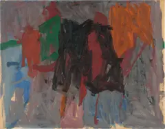 Slope by Philip Guston, 1960, oil on paper laid on Masonite, sold Dec 2020