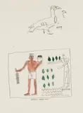 Jean-Michel Basquiat, Untitled (Geese+), 1984, oilstick and charcoal on paper