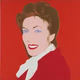 Andy Warhol, Portrait of Bronka Weintraub, 1986, acrylic and silkscreen ink on canvas