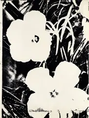 Flowers by Andy Warhol, 1964, silkscreen ink on Strathmore drawing paper, sold Dec 2020