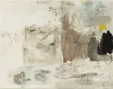 Robert Rauschenberg, Pewter Drawer, 1961, solvent transfer, pencil, wash and, gouache on paper