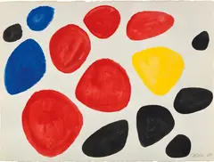 Alexander Calder, Untitled, 1967, gouache on paper