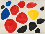 Untitled by Alexander Calder, 1967, gouache on paper, sold Dec 2020