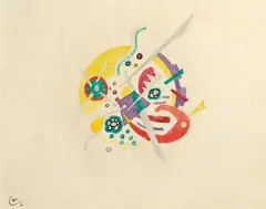 Wassily Kandinsky, Untitled, 1921, watercolor and graphite on paper
