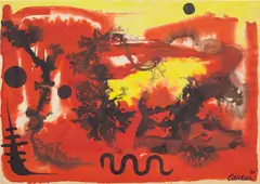 Alexander Calder, Untitled, 1961, gouache and ink on paper