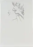 Andy Warhol, Rolling Stones - Love you Live Bill Wyman, 1975, graphite on paper