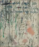 Francis Bacon, Untitled (Figure upside down on sofa), 1957-1961, oil on canvas