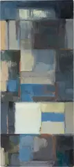 David Novros, Untitled, 1976, oil on canvas