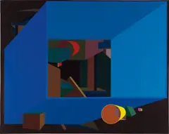 Al Held, Cygnus I, 1989, acrylic on canvas