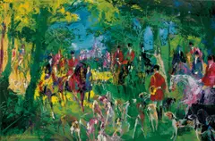 LeRoy Neiman, Le rendez-vous, 1968, oil and enamel on board