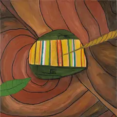 Marcus Jahmal, Rope & Rug, 2017, oil on panel