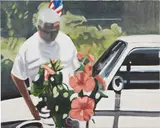 Madelynn Green, Cadillac, 2017, oil and acrylic on canvas