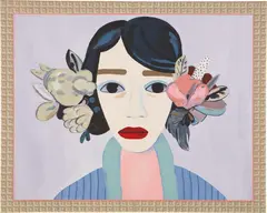 Thing I by Brian Calvin, 2007, acrylic on canvas, sold Dec 2020
