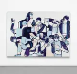 Melike Kara, never enough, 2018, oilstick and acrylic on canvas