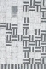 McArthur Binion, Sketch XIX (Looking for Grey): Three Movements of Sunlight, 2014, ink, laser print collage, oil paint stick and Staonal crayon on panel