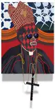 Jeff Sonhouse, Study for Exhibit A - Cardinal Francis Arinze, 2005, oil and mixed media on wood