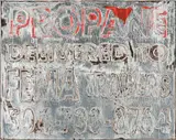 Mark Bradford, Untitled (Corner of Desire and Piety) II, 2008, mixed media collage