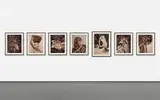 Seven works from the series Pictures of Garbage : (i) The Sower (Zumbi) ; (ii) The Bearer (Imã) ; (iii) Marat (Sebastião) ; (iv) The Gypsy (Magna) ; (v) Isis (Woman Ironing) ; (vi) Mother and Children (Suellem) ; (vii) Atlas (Carlão) by Vik Muniz, 2008-2011, chromogenic print, in 7 parts, sold Dec 2020