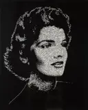 Jackie (Pictures of Diamonds) by Vik Muniz, 2005, chromogenic print, offered Dec 2020