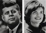 Two works: (i) JFK vs Jackie ; (ii) Jackie vs JFK by Alex Guofeng Cao, 2010, chromogenic print mounted to Dibond, offered Dec 2020