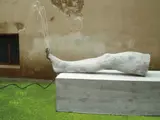 Erwin Wurm, Fountain for Arthur Rimbaud, 2007, concrete, plate, pump and water