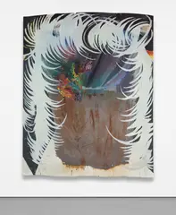 Kerstin Brätsch, Untitled, 2007, oil and pigment on paper