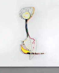 Aaron Curry, Untitled, 2013, painted aluminum honey comb panel