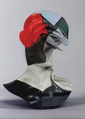 Jon Rafman, N.A.D. (Swirlyface Picasso), 2012, archival pigment print