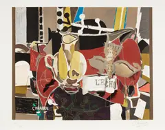 L'Écho (The Echo) by Georges Braque, 1960, Lithograph in colors, on Arches paper, with margins, offered Jul 2020