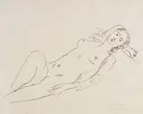 Nymphe by Henri Matisse, 1925, Lithograph, on wove paper, with full margins, sold Jul 2020