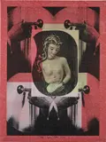 Sigmar Polke, Sauberes Auto - gute Laune (Clean Car - Good Mood), 2002, Screenprint in colors on unique fabric variant, stretched over a wood stretcher, backed with lightweight canvas