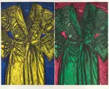 The Kindergarten Robes by Jim Dine, 1983, Monumental woodcut in colors, on Lenox paper, with full margins, sold Jul 2020