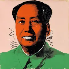 Mao by Andy Warhol, 1972, Screenprint in colours, on Beckett High White paper, the full sheet,, sold Jul 2020