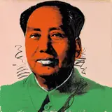 Mao by Andy Warhol, 1972, Screenprint in colours, on Beckett High White paper, the full sheet,, sold Jul 2020