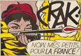 Roy Lichtenstein, CRAK!, 1964, Offset lithograph in colors, on wove paper, with full margins