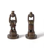 Tom Otterness, The Rich Visionaries pair (A and B)