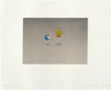 Ed Ruscha, Olive and Marble, 1969, Lithograph in colors, on Rives paper, with full margins