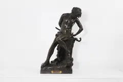 Félix Charpentier, Untitled, bronze with brown patina