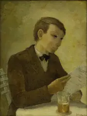 Dietz Edzard, Untitled, oil on canvas 63 x 47cm