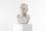 Lorenzo Bartolini, Untitled, a carved white marble bust of Charles James Fox after Joseph Nollekens